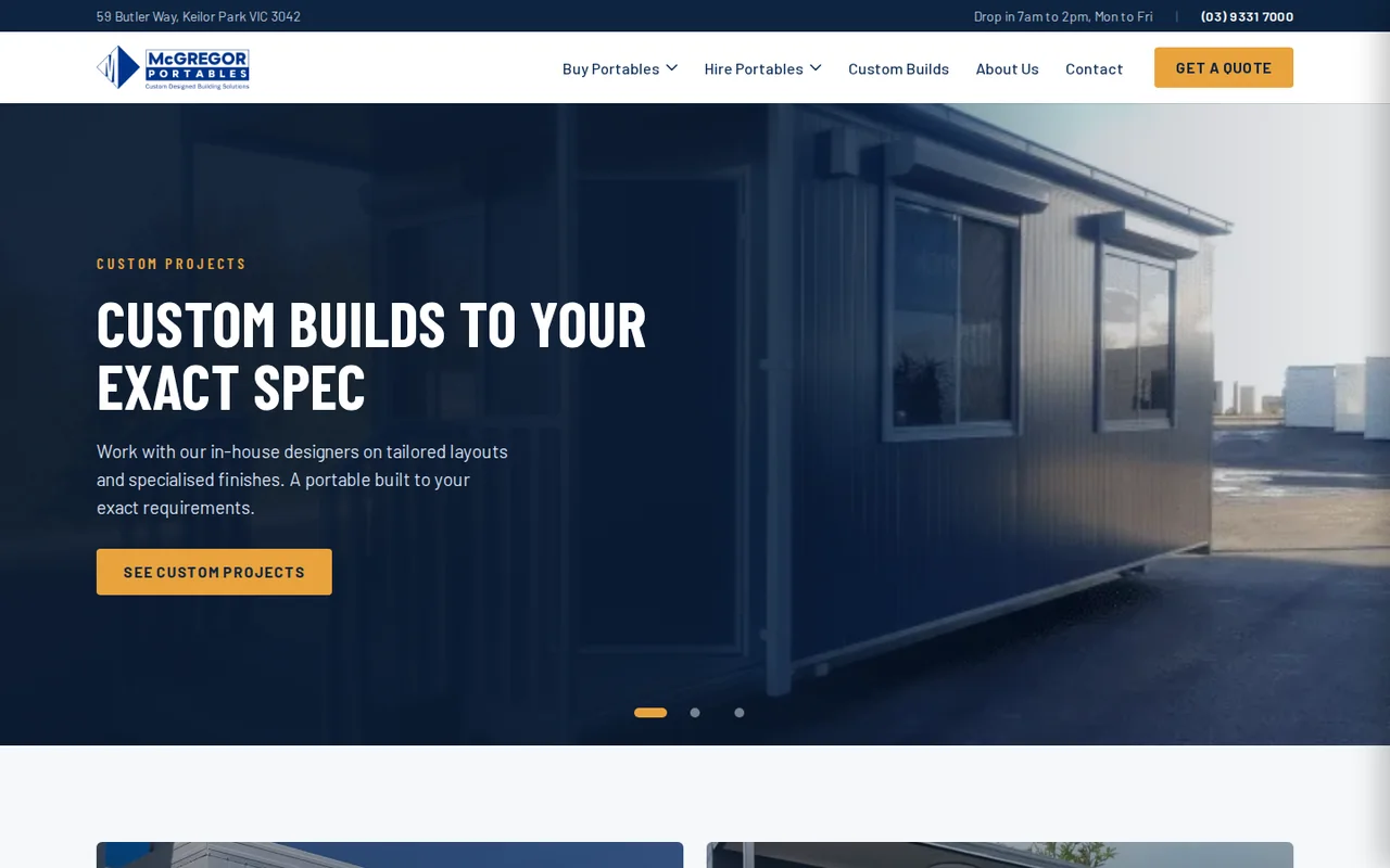 Concept A homepage