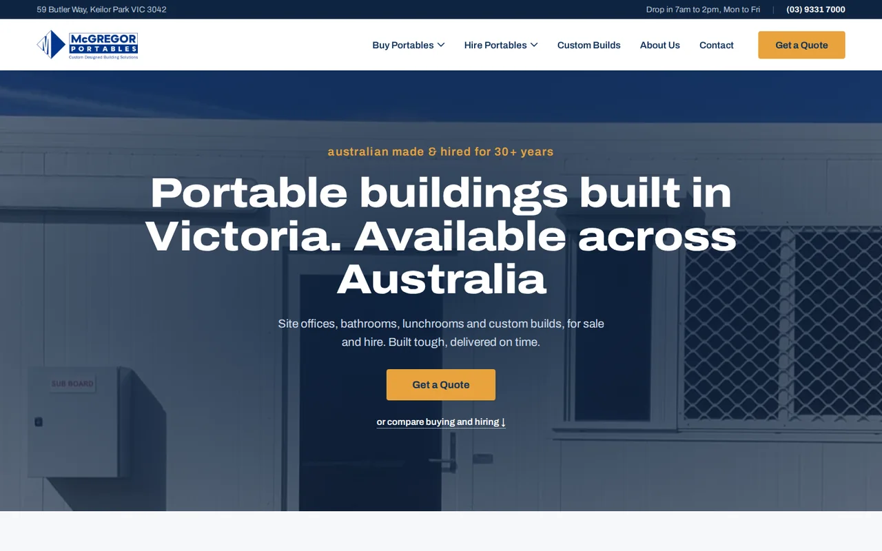Concept D homepage