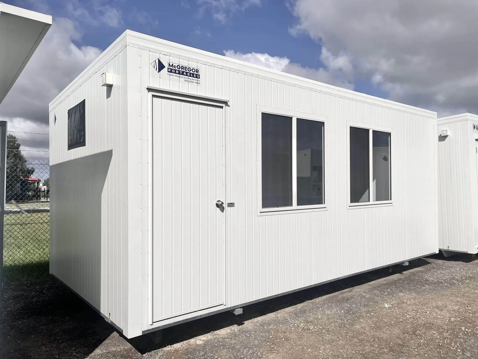McGregor site office exterior